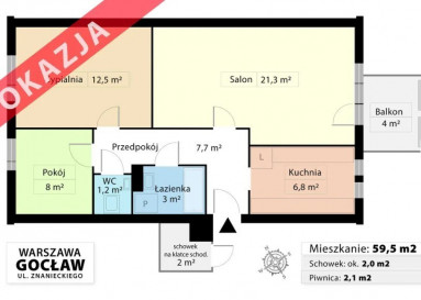 Mieszkanie Sprzedaż Warszawa Praga-Południe Floriana Znanieckiego